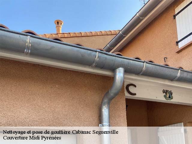 Nettoyage et pose de gouttière  cabanac-seguenville-31480 Couverture Midi Pyrénées