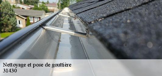 Nettoyage et pose de gouttière  fustignac-31430 Couverture J.T