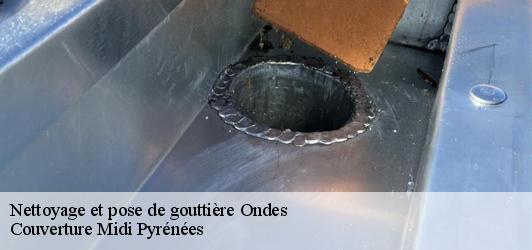 Nettoyage et pose de gouttière  ondes-31330 Couverture Midi Pyrénées