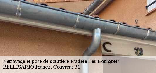 Nettoyage et pose de gouttière  pradere-les-bourguets-31530 BELLISARIO Franck, Couvreur 31