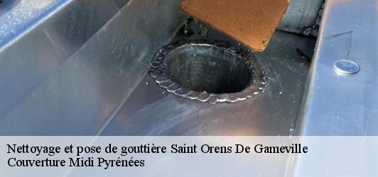 Nettoyage et pose de gouttière  saint-orens-de-gameville-31650 Couverture Midi Pyrénées