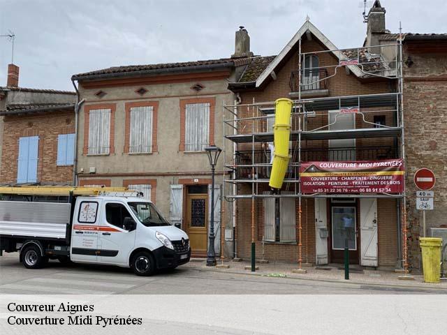 Couvreur  aignes-31550 Couverture Midi Pyrénées