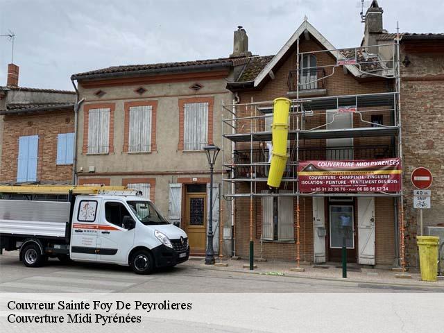 Couvreur sainte-foy-de-peyrolieres-31470 Couverture Midi Pyrénées
