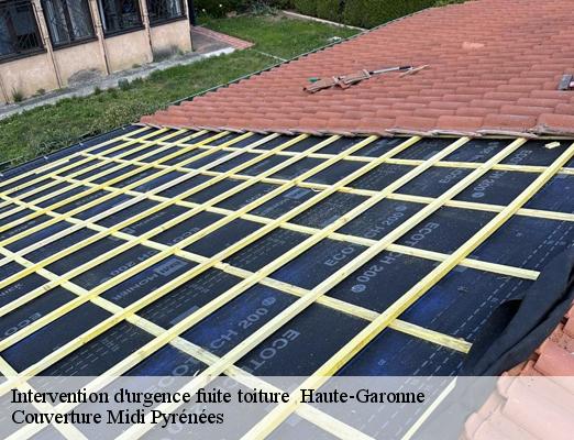 Intervention d'urgence fuite toiture 31 Haute-Garonne Couverture Midi Pyrénées