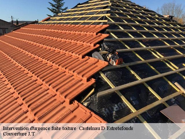Intervention d'urgence fuite toiture   castelnau-d-estretefonds-31620 Couverture J.T