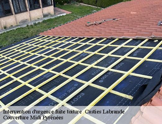 Intervention d'urgence fuite toiture   casties-labrande-31430 Couverture Midi Pyrénées