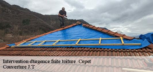 Intervention d'urgence fuite toiture   cepet-31620 Couverture J.T