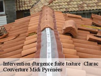 Intervention d'urgence fuite toiture   clarac-31210 Couverture Midi Pyrénées
