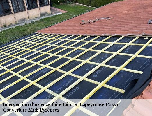 Intervention d'urgence fuite toiture   lapeyrouse-fossat-31180 Couverture Midi Pyrénées