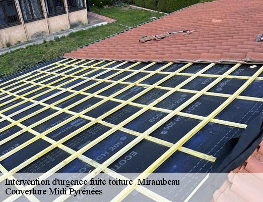Intervention d'urgence fuite toiture mirambeau-31230 Couverture Midi Pyrénées