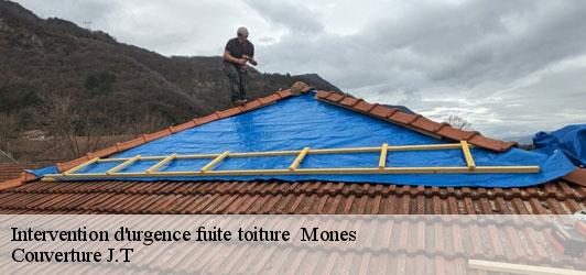 Intervention d'urgence fuite toiture   mones-31370 Couverture J.T