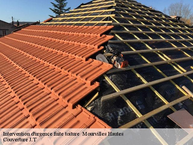 Intervention d'urgence fuite toiture   mourvilles-hautes-31540 Couverture J.T