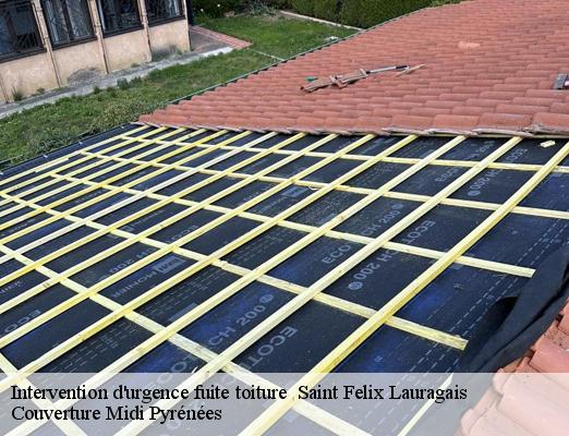 Intervention d'urgence fuite toiture   saint-felix-lauragais-31540 Couverture Midi Pyrénées