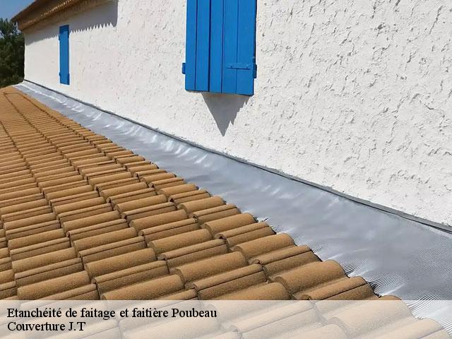 Etanchéité de faitage et faitière poubeau-31110 Couverture J.T
