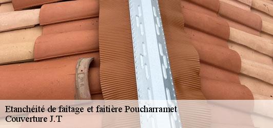 Etanchéité de faitage et faitière  poucharramet-31370 Couverture J.T