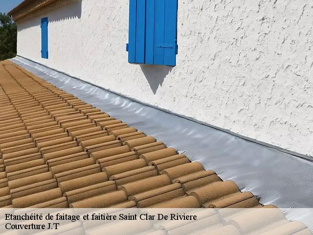 Etanchéité de faitage et faitière  saint-clar-de-riviere-31600 Couverture J.T