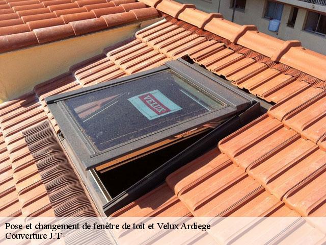 Pose et changement de fenêtre de toit et Velux ardiege-31210 Couverture J.T