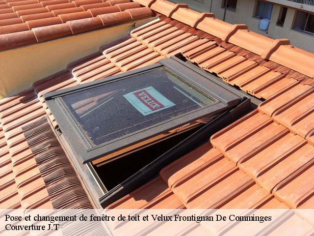 Pose et changement de fenêtre de toit et Velux frontignan-de-comminges-31510 Couverture J.T