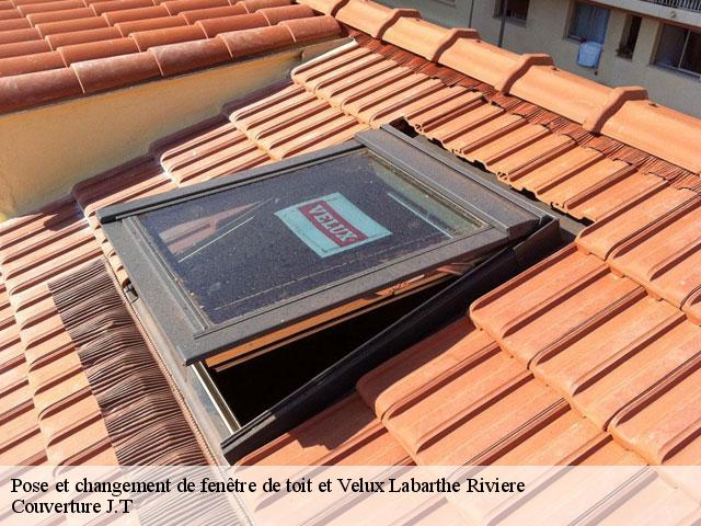 Pose et changement de fenêtre de toit et Velux labarthe-riviere-31800 Couverture J.T