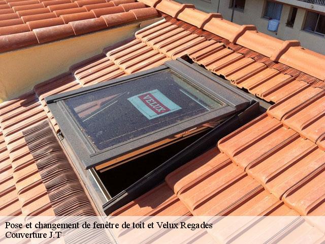 Pose et changement de fenêtre de toit et Velux  regades-31800 Couverture J.T