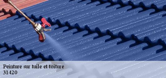 Peinture sur tuile et toiture  eoux-31420 Couverture J.T