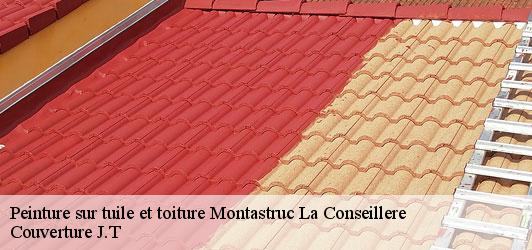 Peinture sur tuile et toiture  montastruc-la-conseillere-31380 Couverture J.T